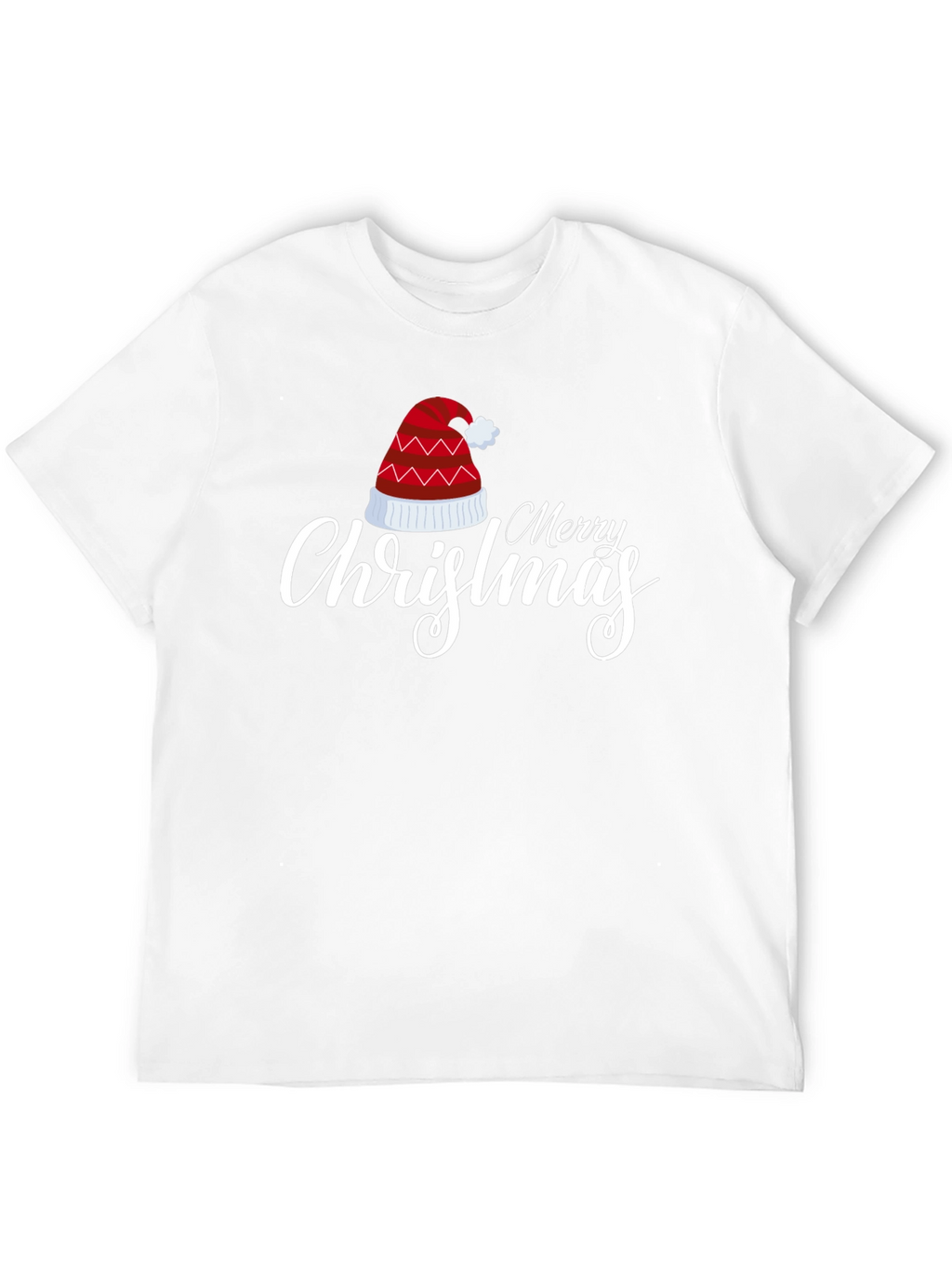 Merry Christmas Hat Graphic T-Shirt