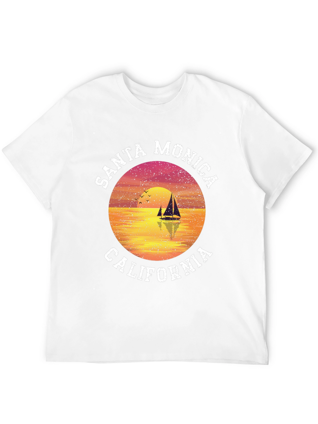 Santa Monica California Graphic T-Shirt