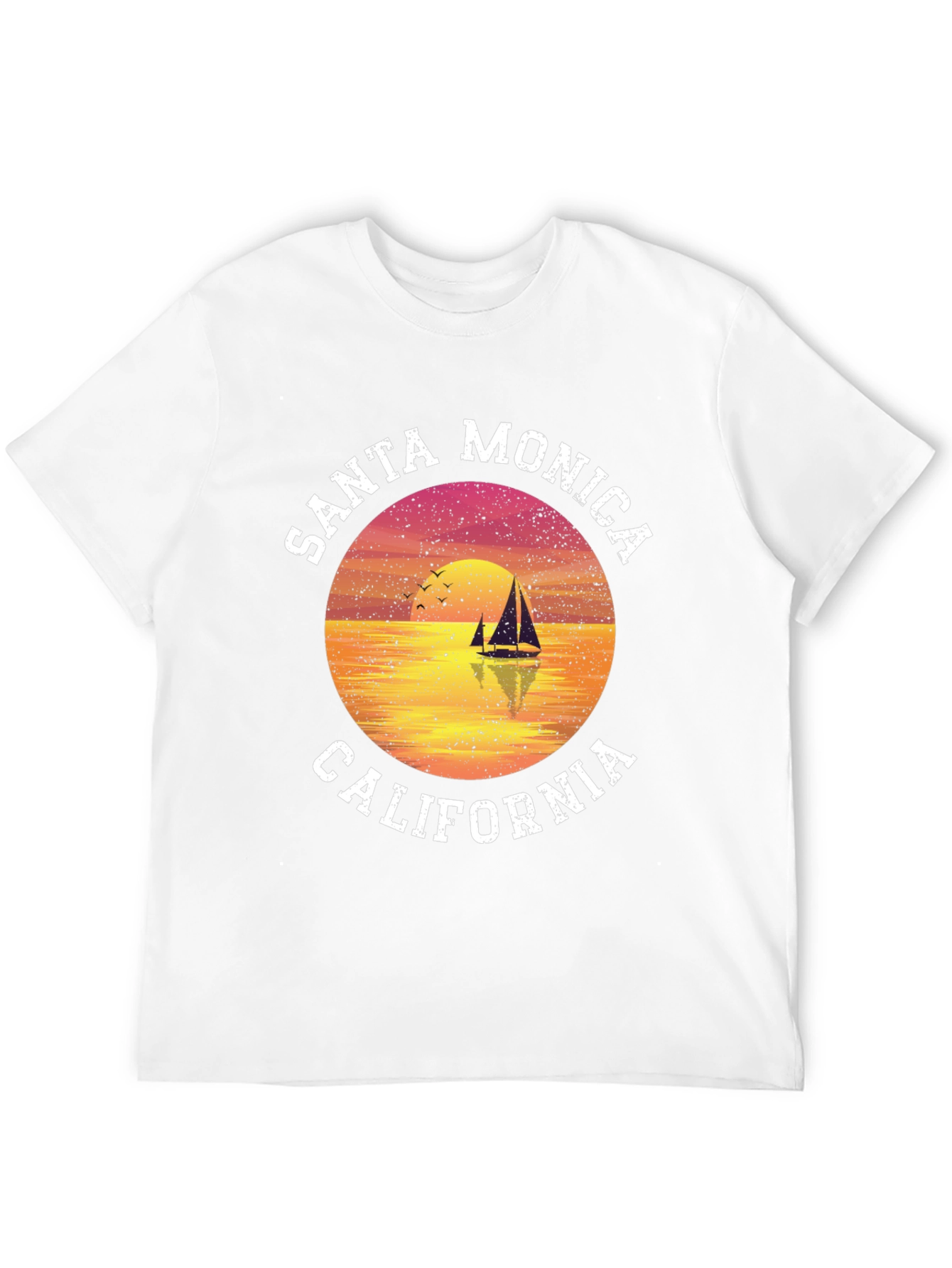 Santa Monica California Graphic T-Shirt