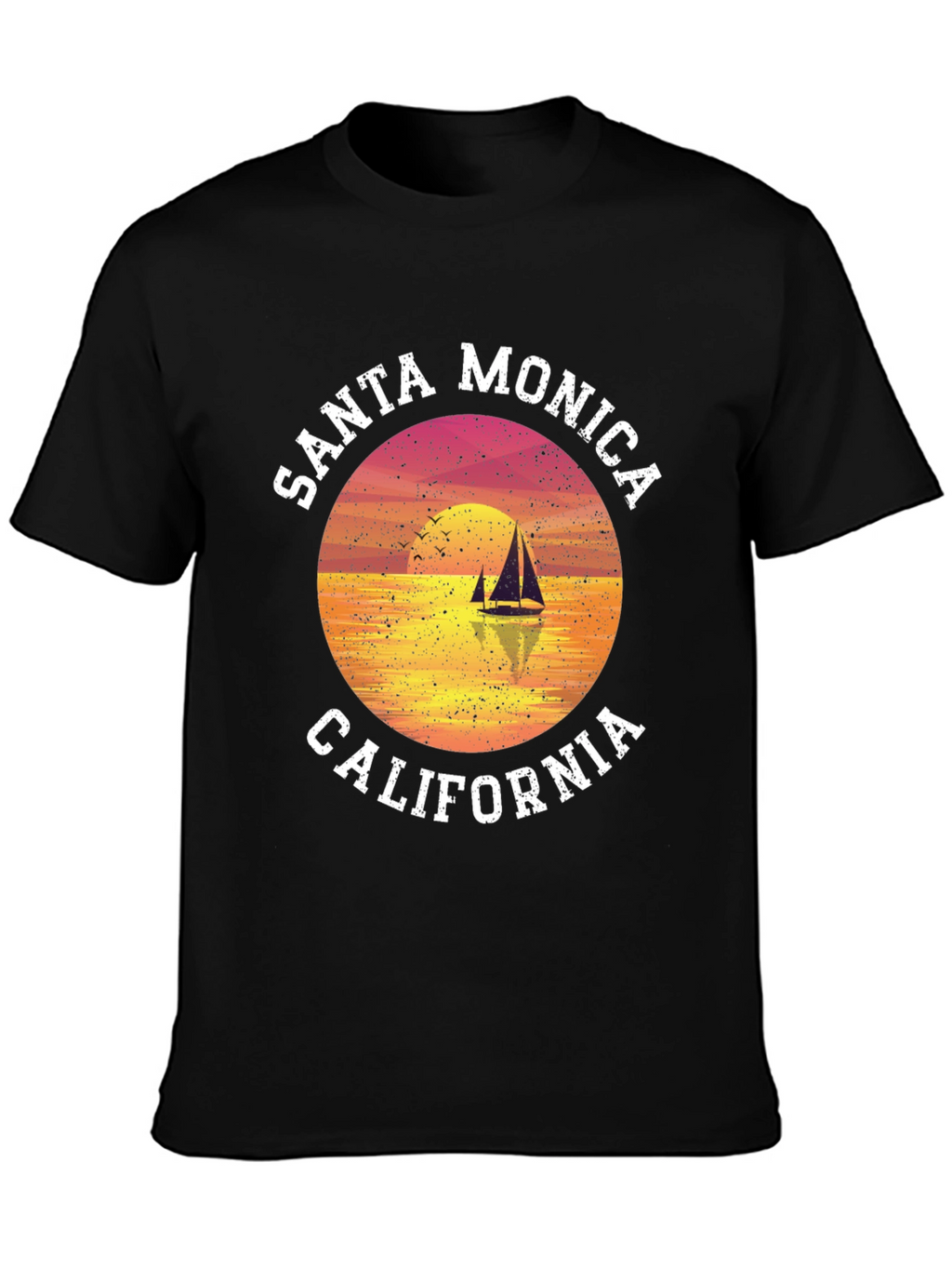 Santa Monica California Graphic T-Shirt