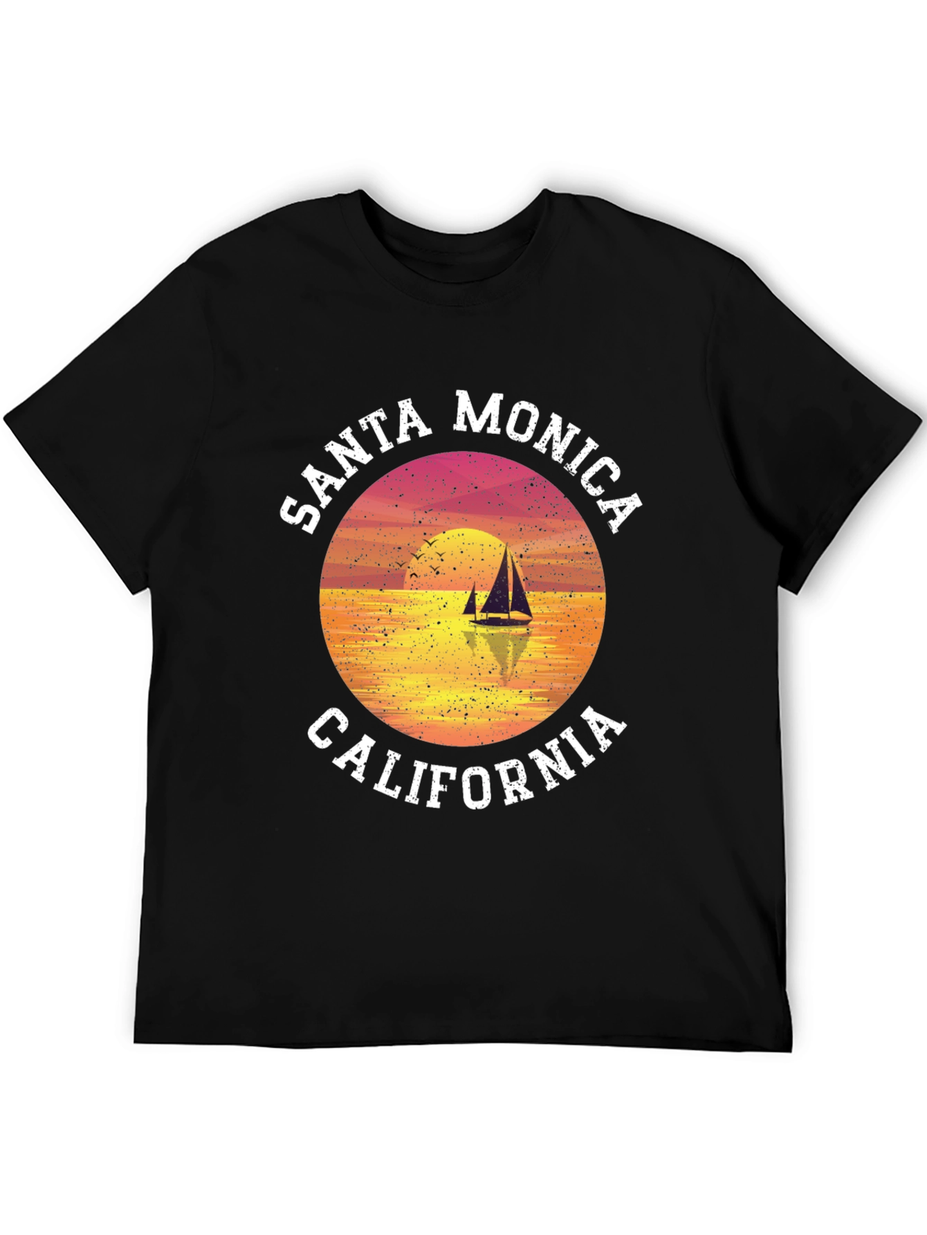Santa Monica California Graphic T-Shirt