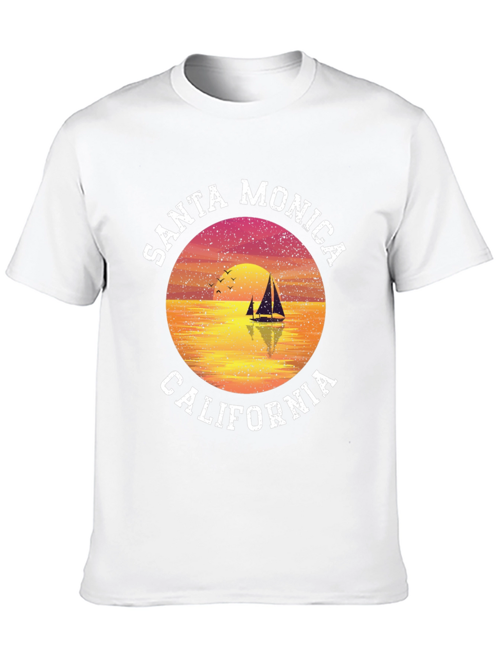 Santa Monica California Graphic T-Shirt