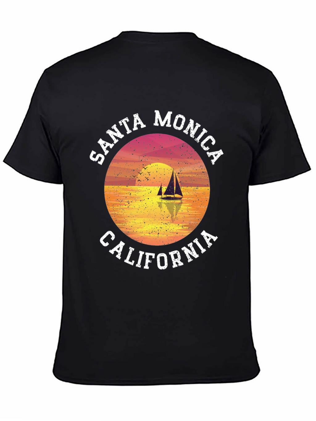Santa Monica California Graphic T-Shirt