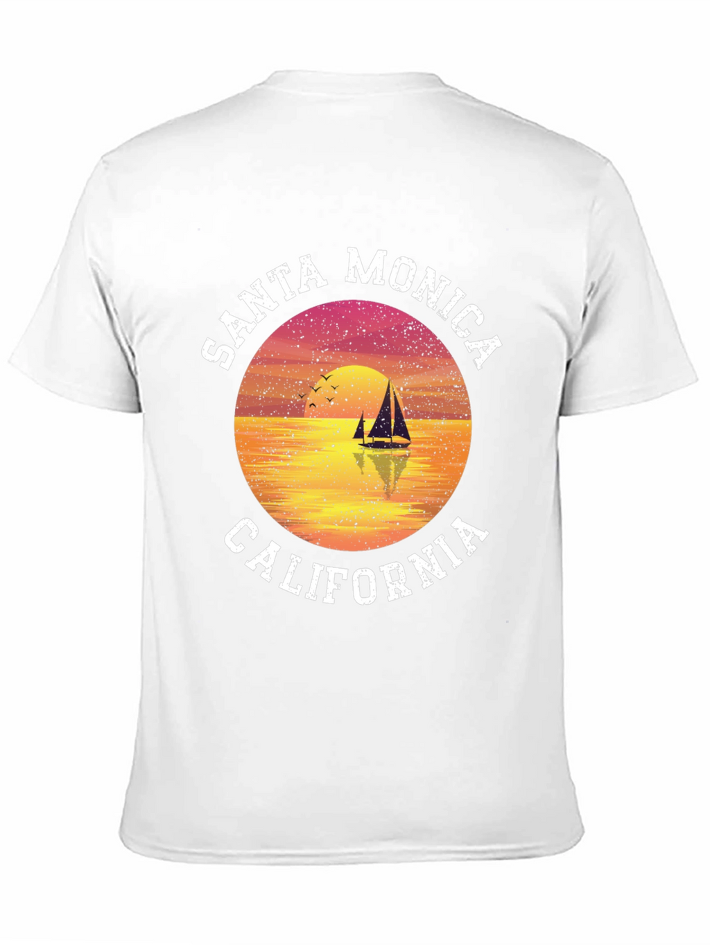 Santa Monica California Graphic T-Shirt