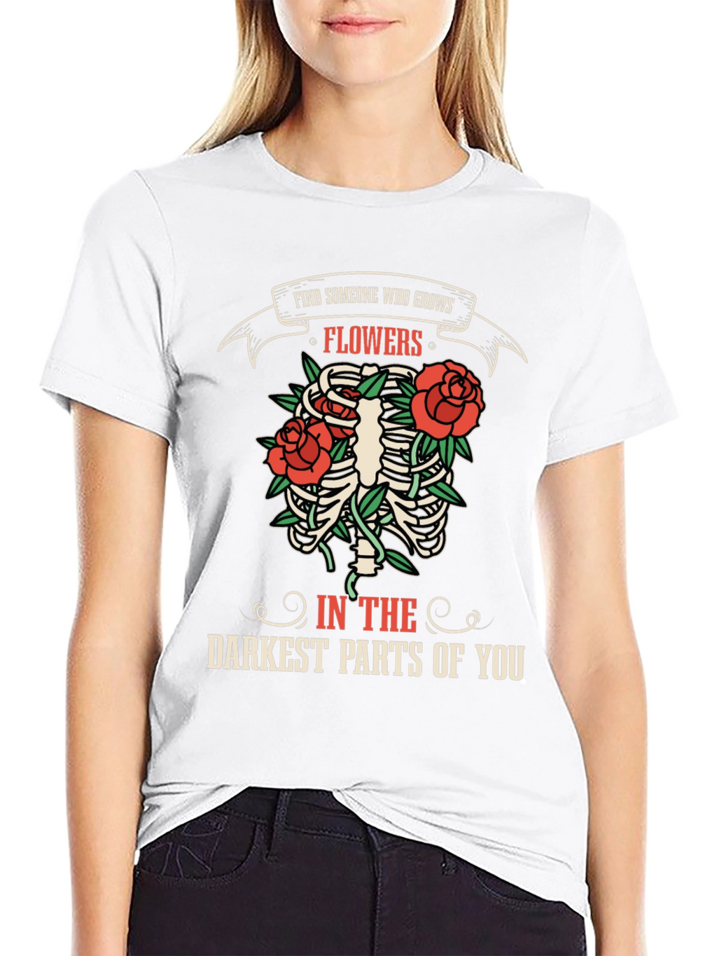 Find Someone Who Grows Flowers Graphic T-Shirt