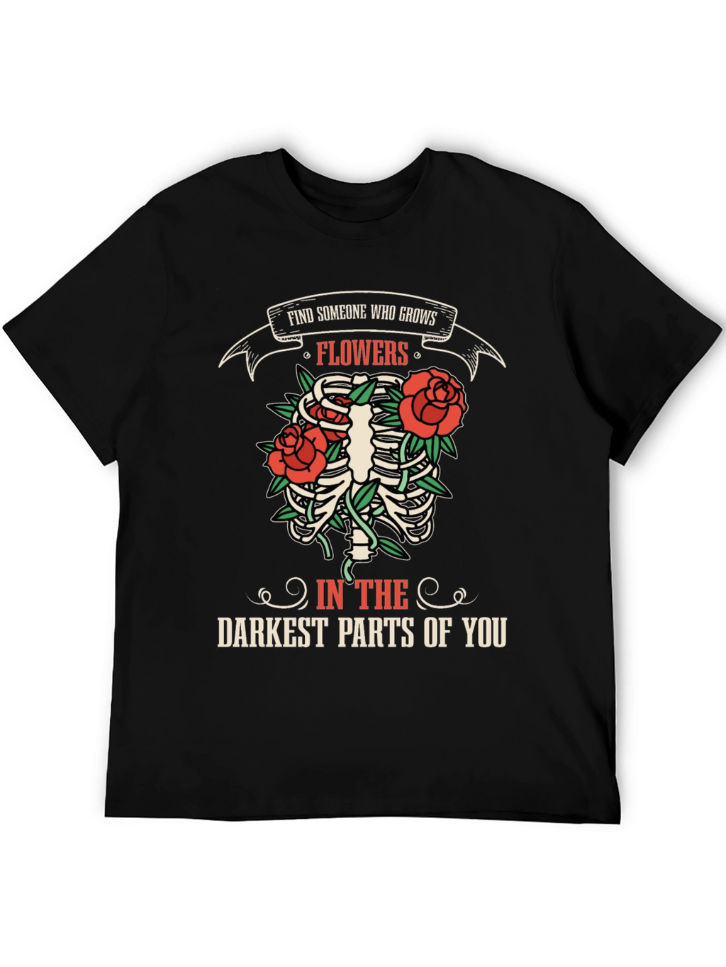 Find Someone Who Grows Flowers Graphic T-Shirt