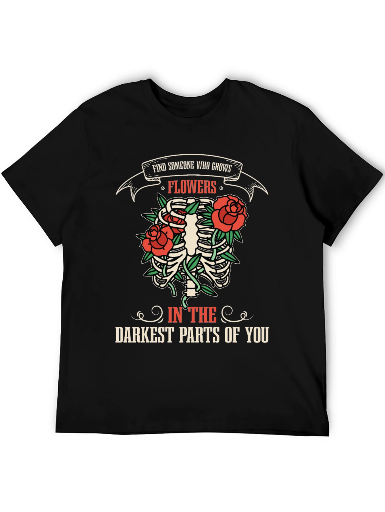 Find Someone Who Grows Flowers Graphic T-Shirt