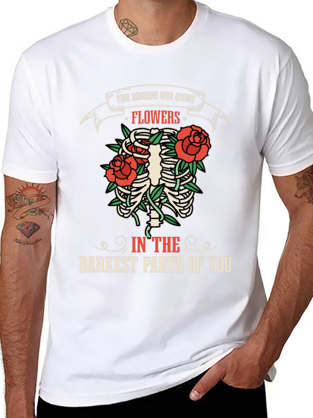 Find Someone Who Grows Flowers Graphic T-Shirt