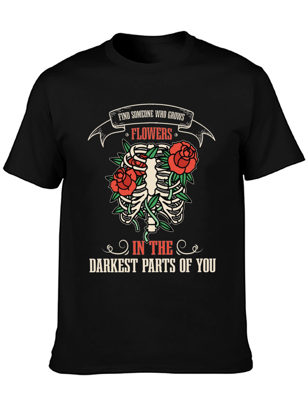 Find Someone Who Grows Flowers Graphic T-Shirt