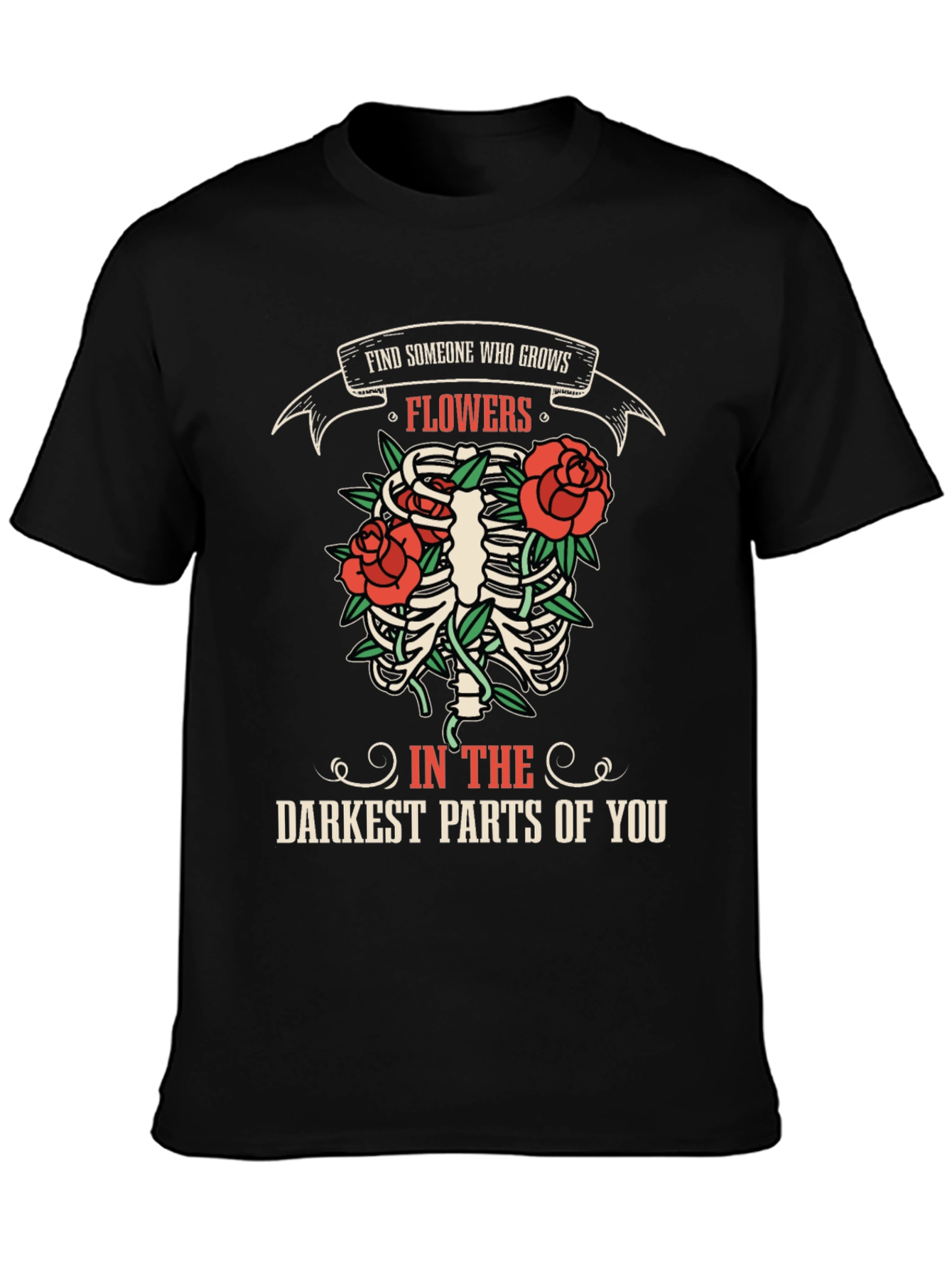 Find Someone Who Grows Flowers Graphic T-Shirt