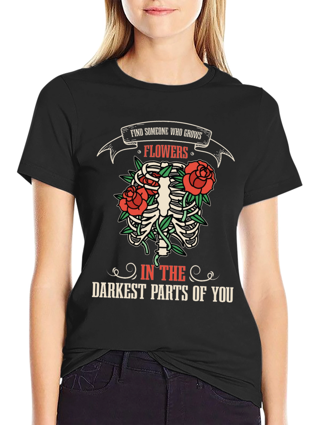 Find Someone Who Grows Flowers Graphic T-Shirt