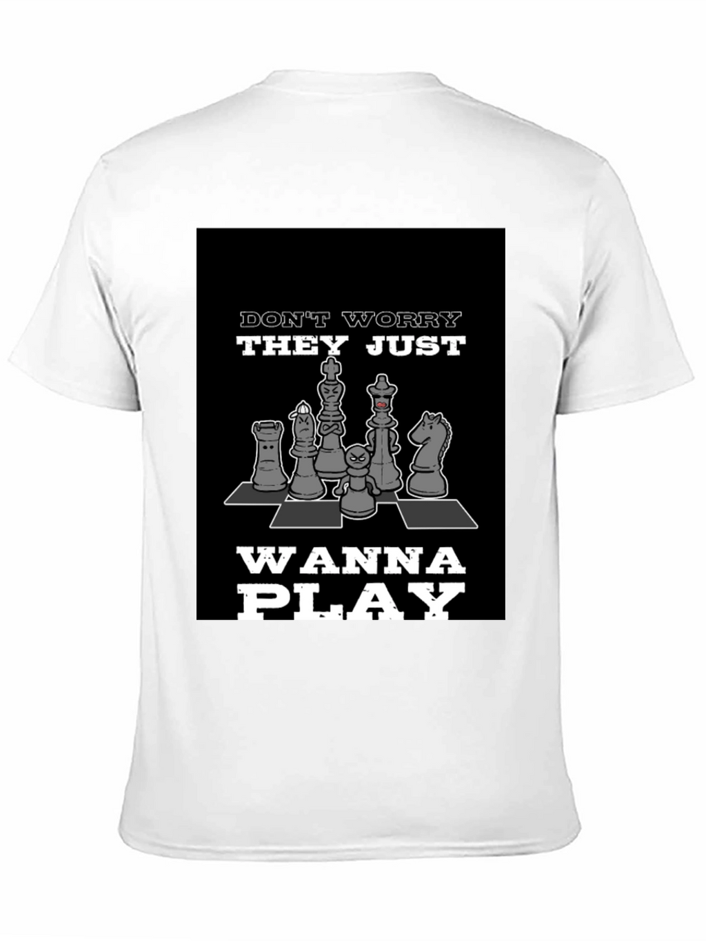 Chess Piece Playful Graphic T-Shirt