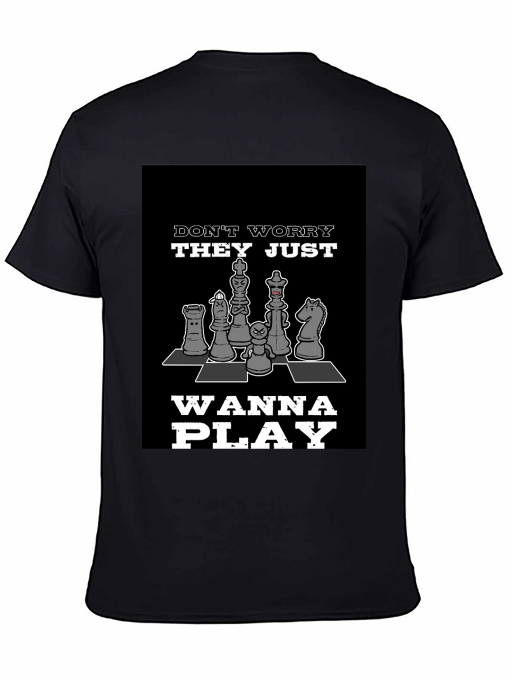 Chess Piece Playful Graphic T-Shirt