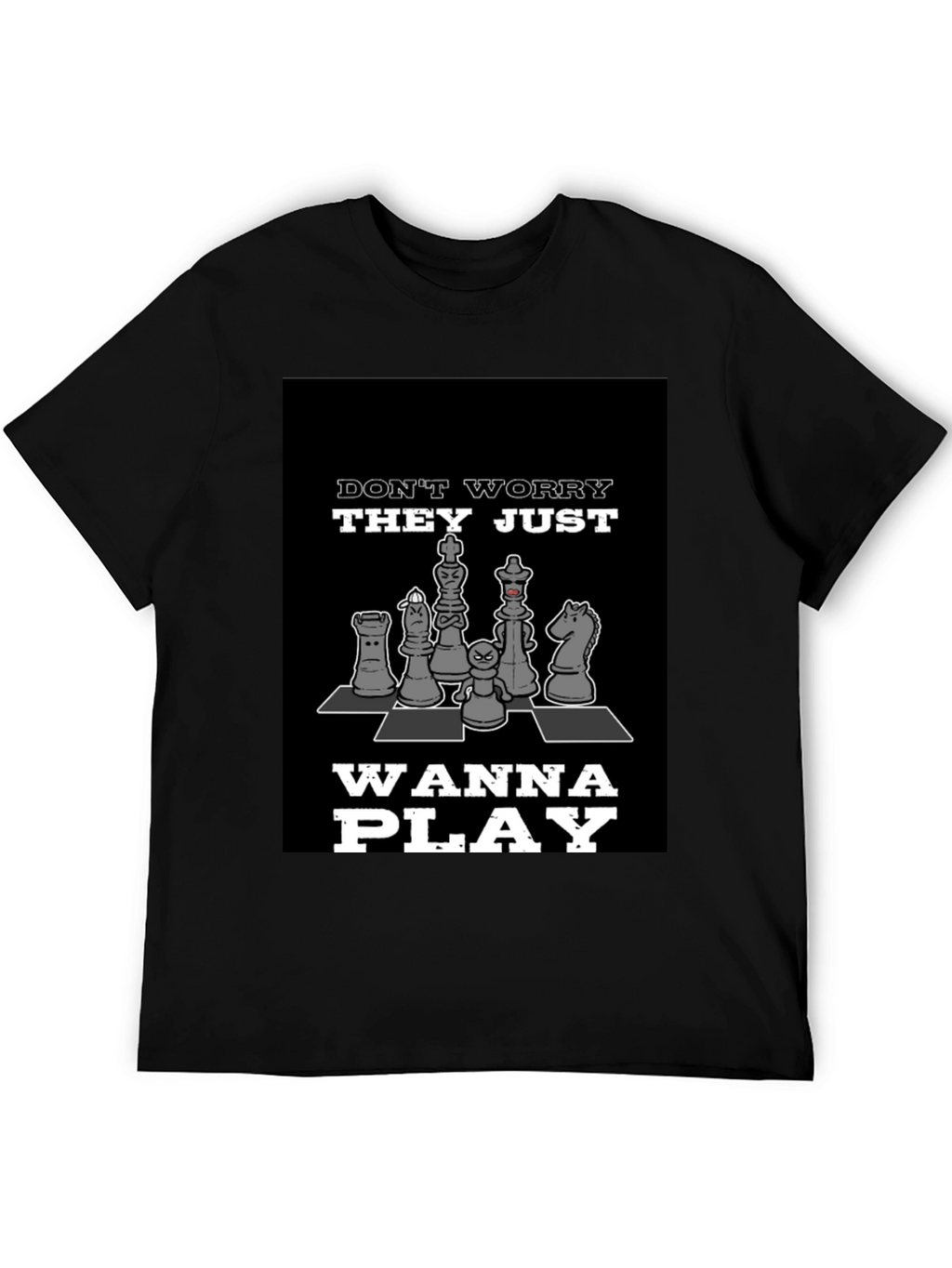 Chess Piece Playful Graphic T-Shirt