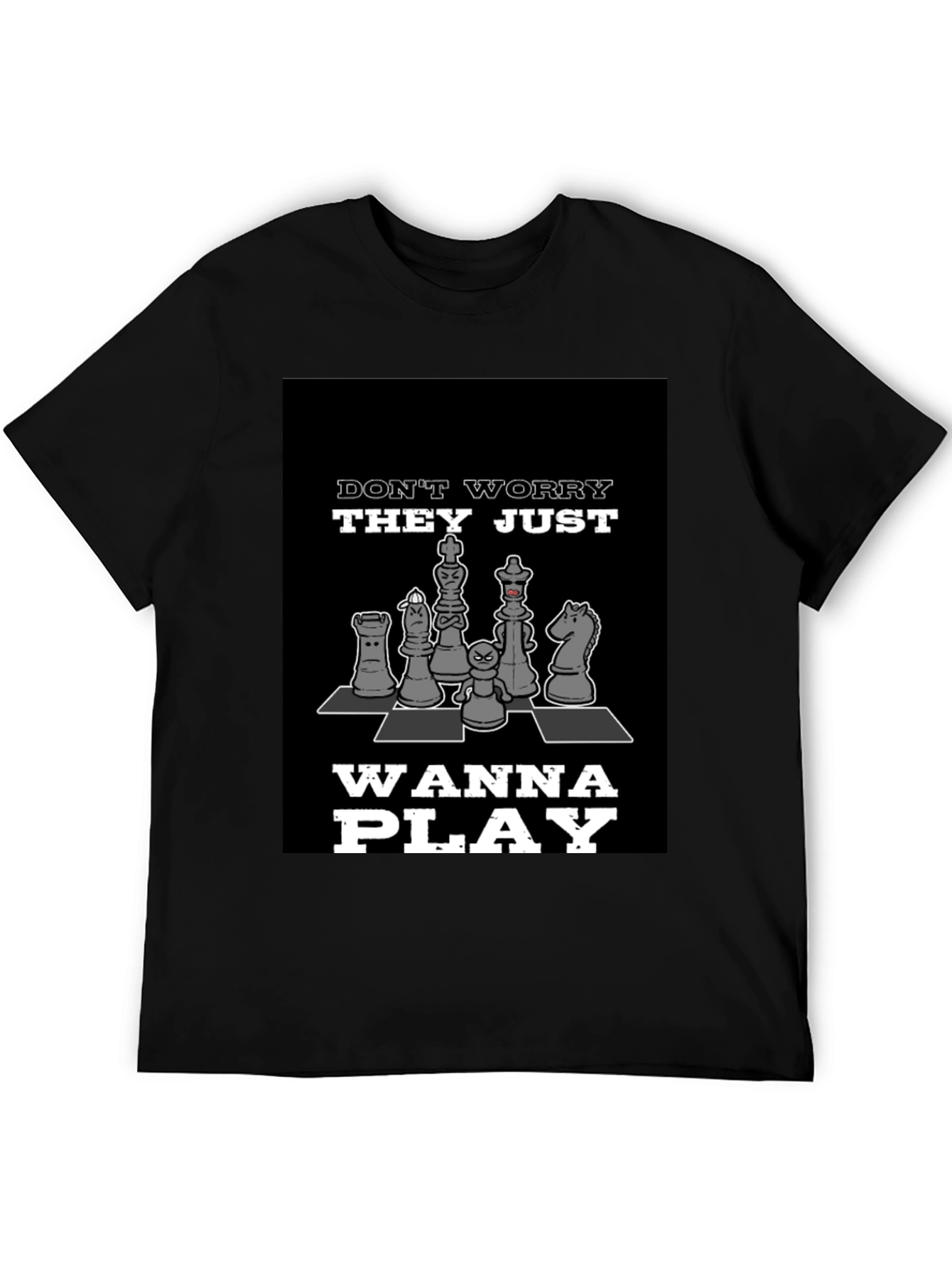 Chess Piece Playful Graphic T-Shirt