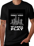 Chess Piece Playful Graphic T-Shirt