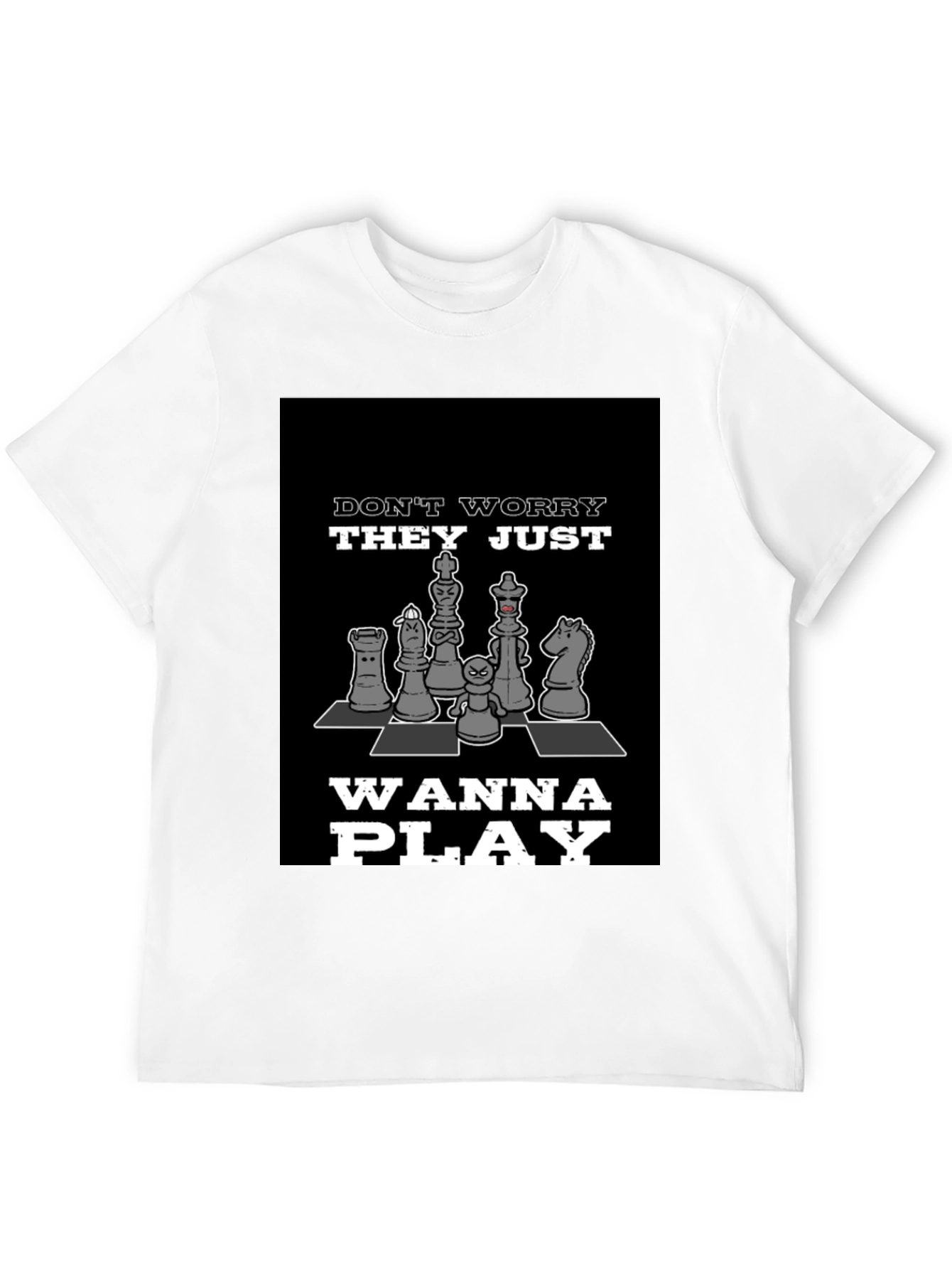 Chess Piece Playful Graphic T-Shirt