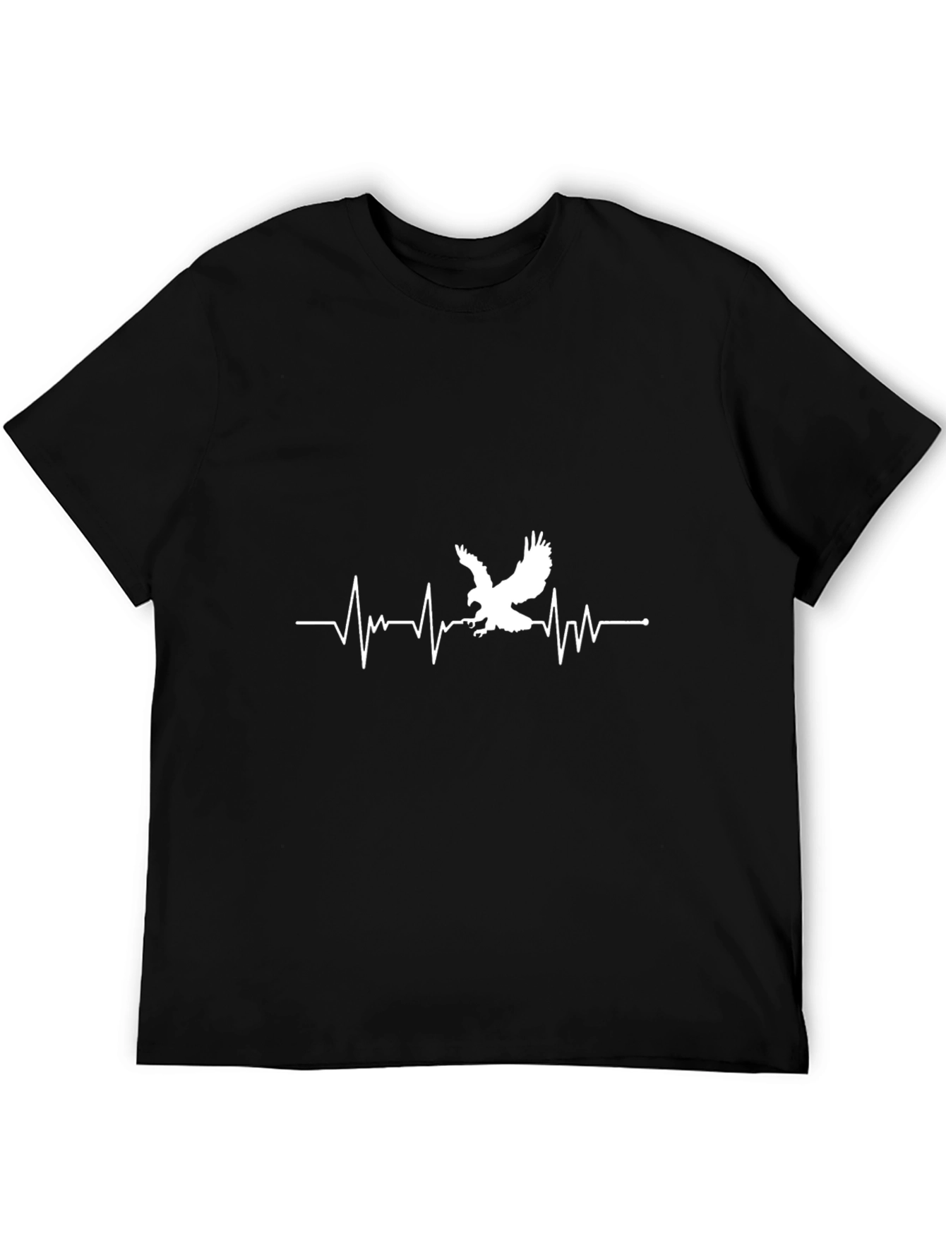Eagle Heartbeat Graphic Print T-Shirt