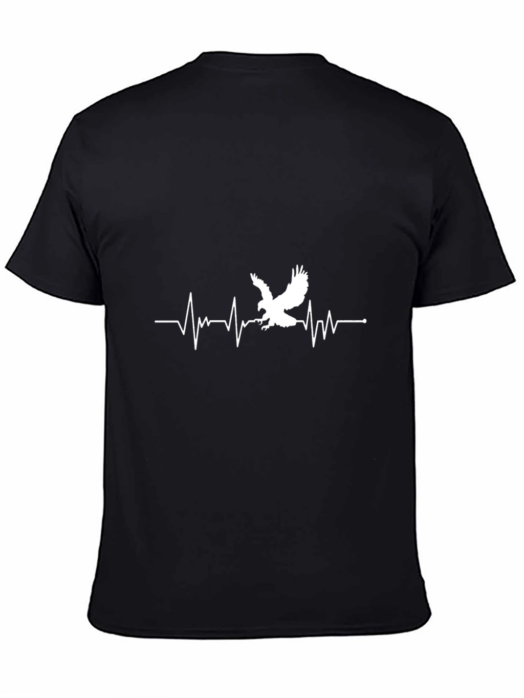 Eagle Heartbeat Graphic Print T-Shirt