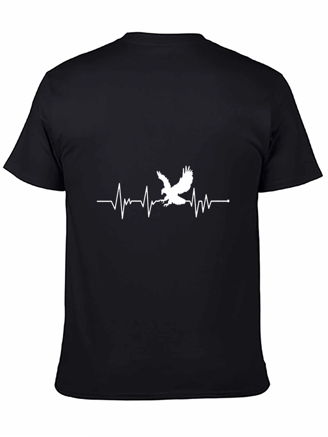 Eagle Heartbeat Graphic Print T-Shirt