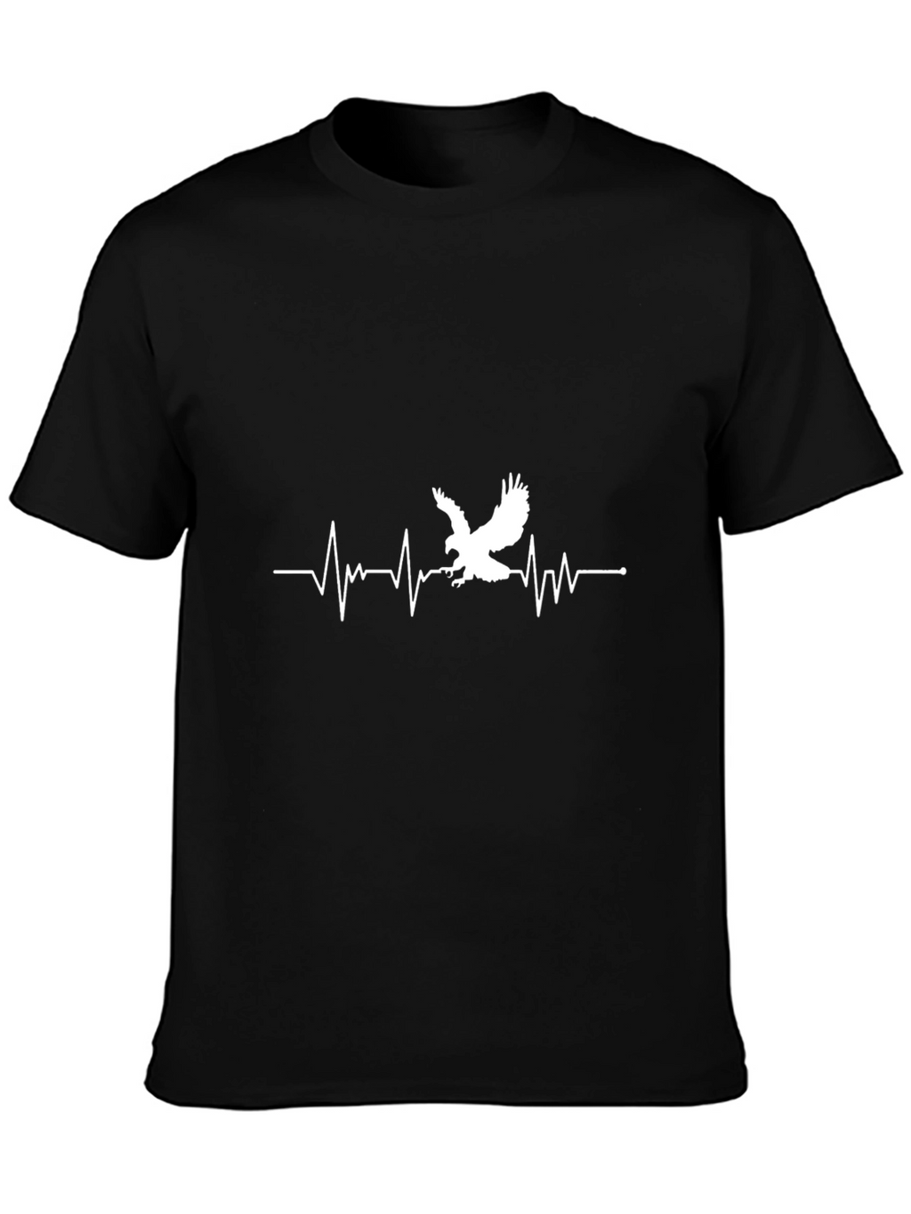 Eagle Heartbeat Graphic Print T-Shirt