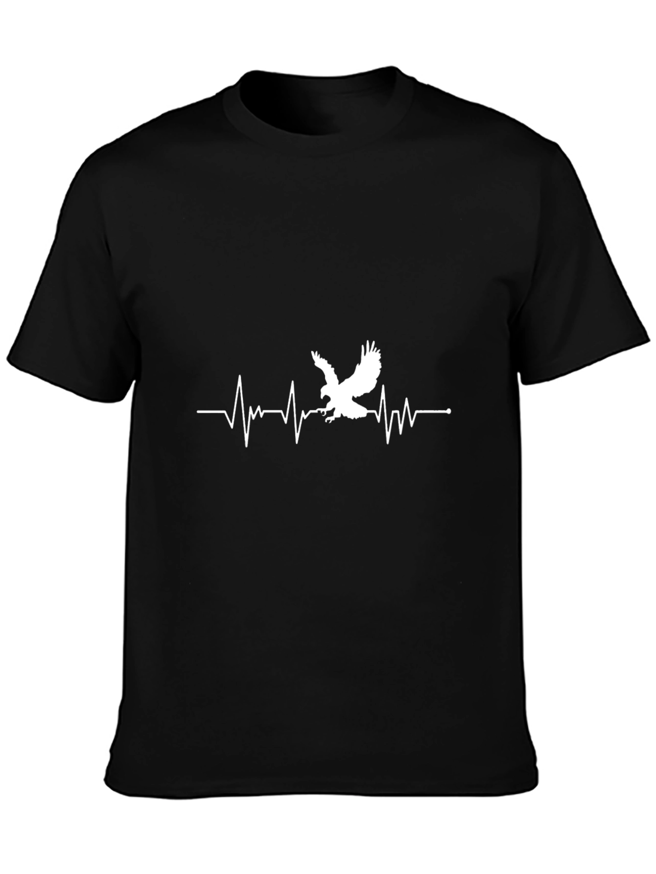 Eagle Heartbeat Graphic Print T-Shirt