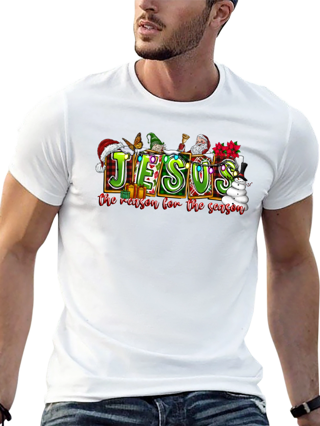 Jesus The Reason For The Season Christmas T-Shirt