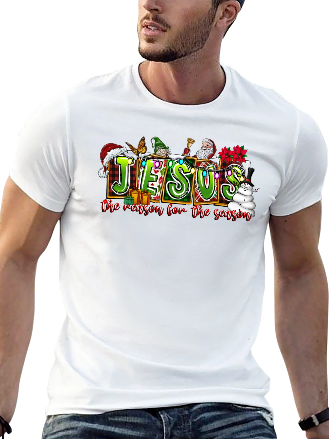 Jesus The Reason For The Season Christmas T-Shirt