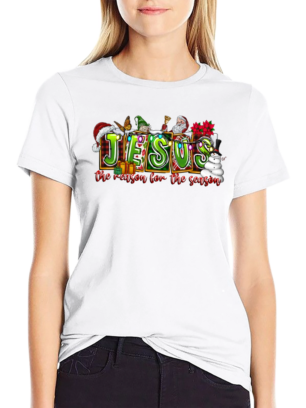 Jesus The Reason For The Season Christmas T-Shirt