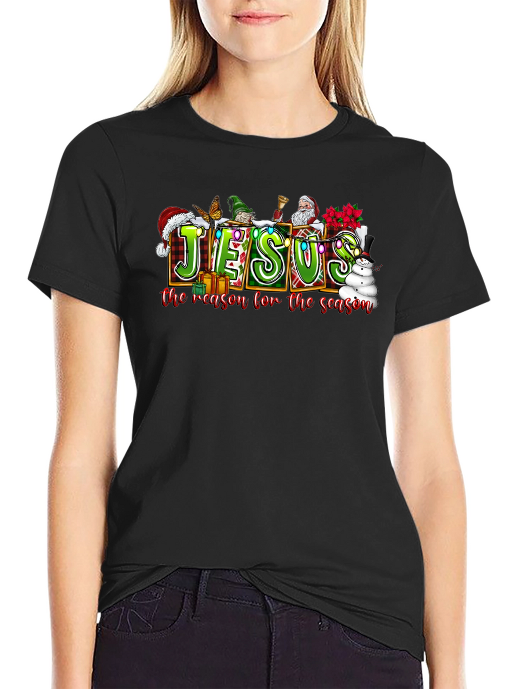 Jesus The Reason For The Season Christmas T-Shirt