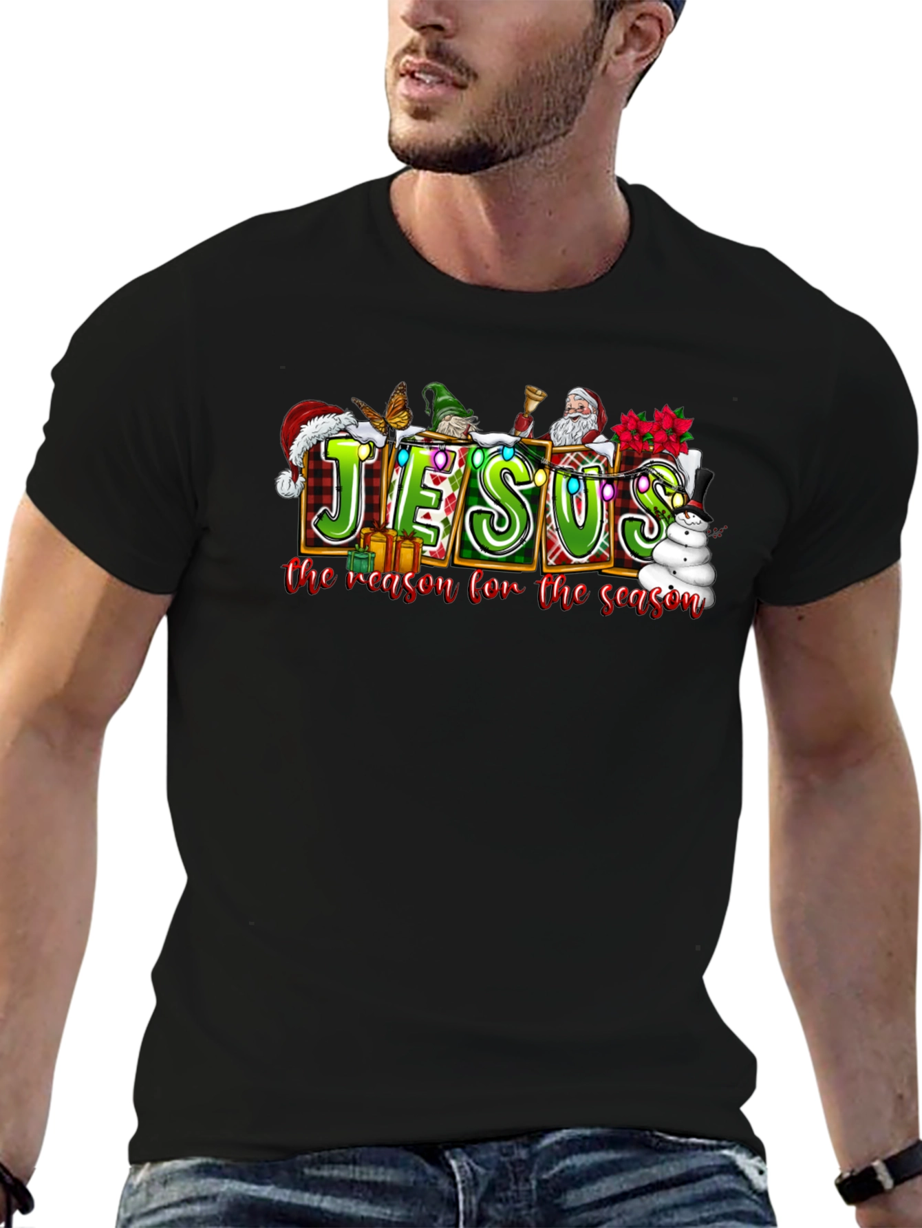 Jesus The Reason For The Season Christmas T-Shirt