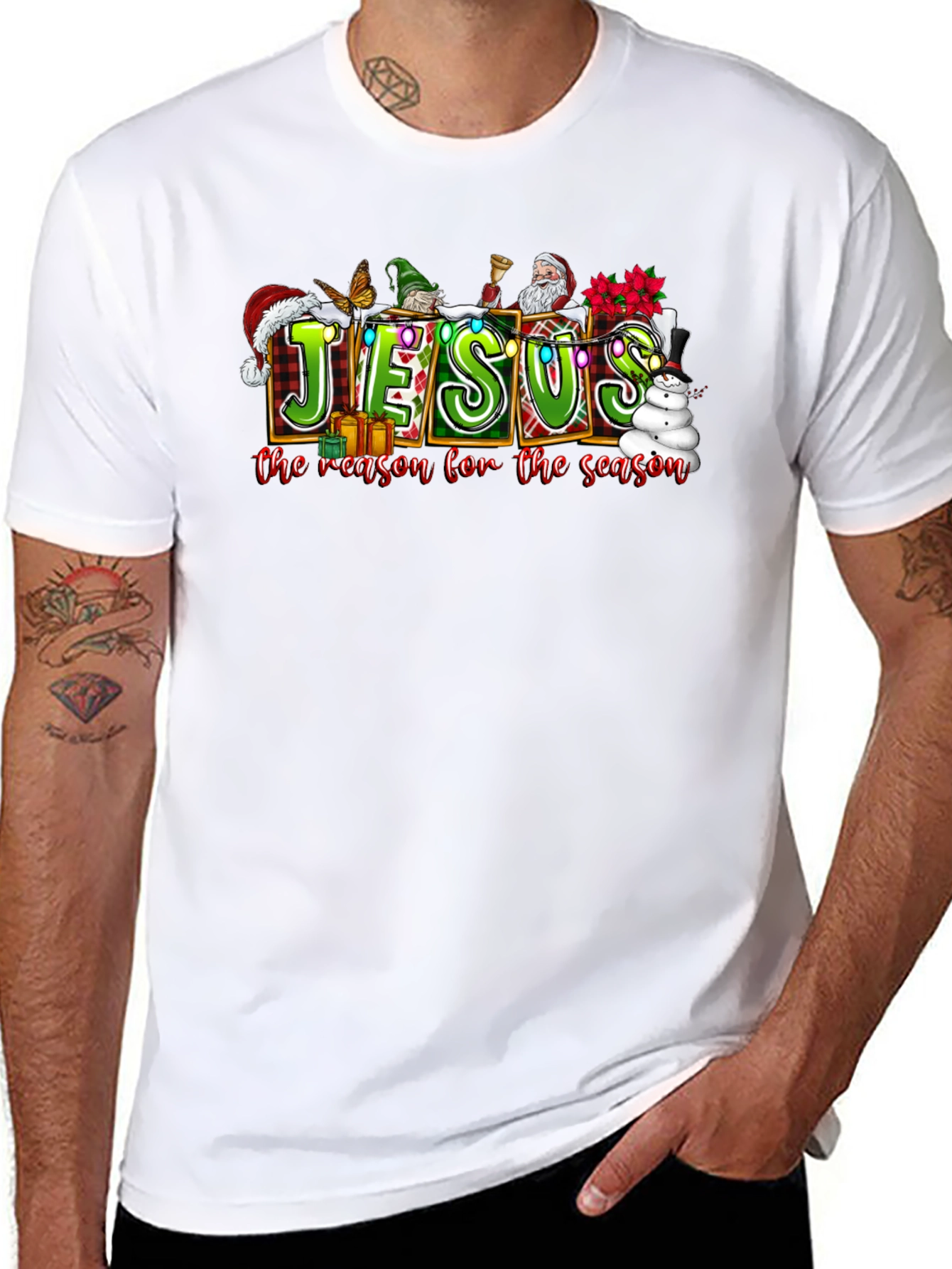Jesus The Reason For The Season Christmas T-Shirt