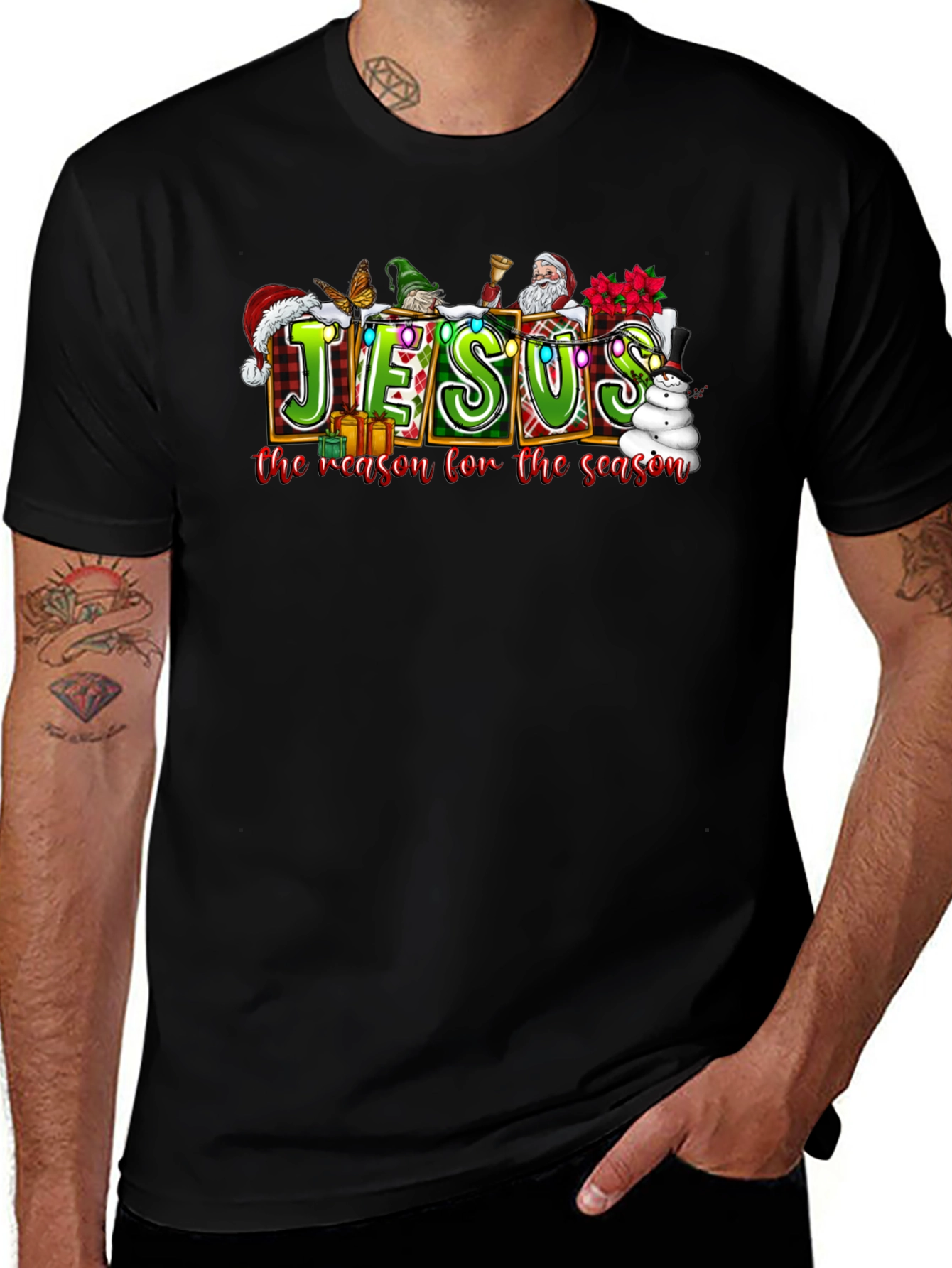 Jesus The Reason For The Season Christmas T-Shirt