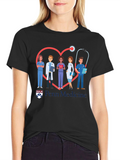 Penn Medicine Heart Stethoscope Graphic T-Shirt