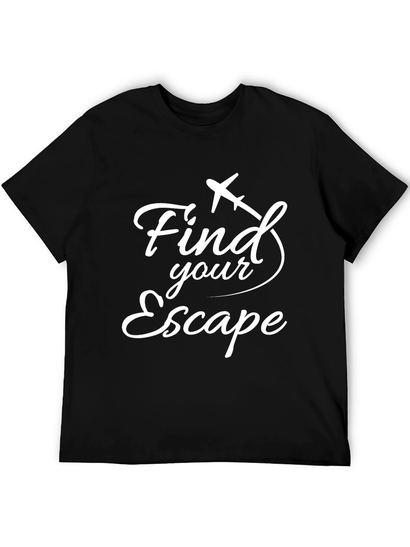 Find Your Escape Graphic Tee - Black
