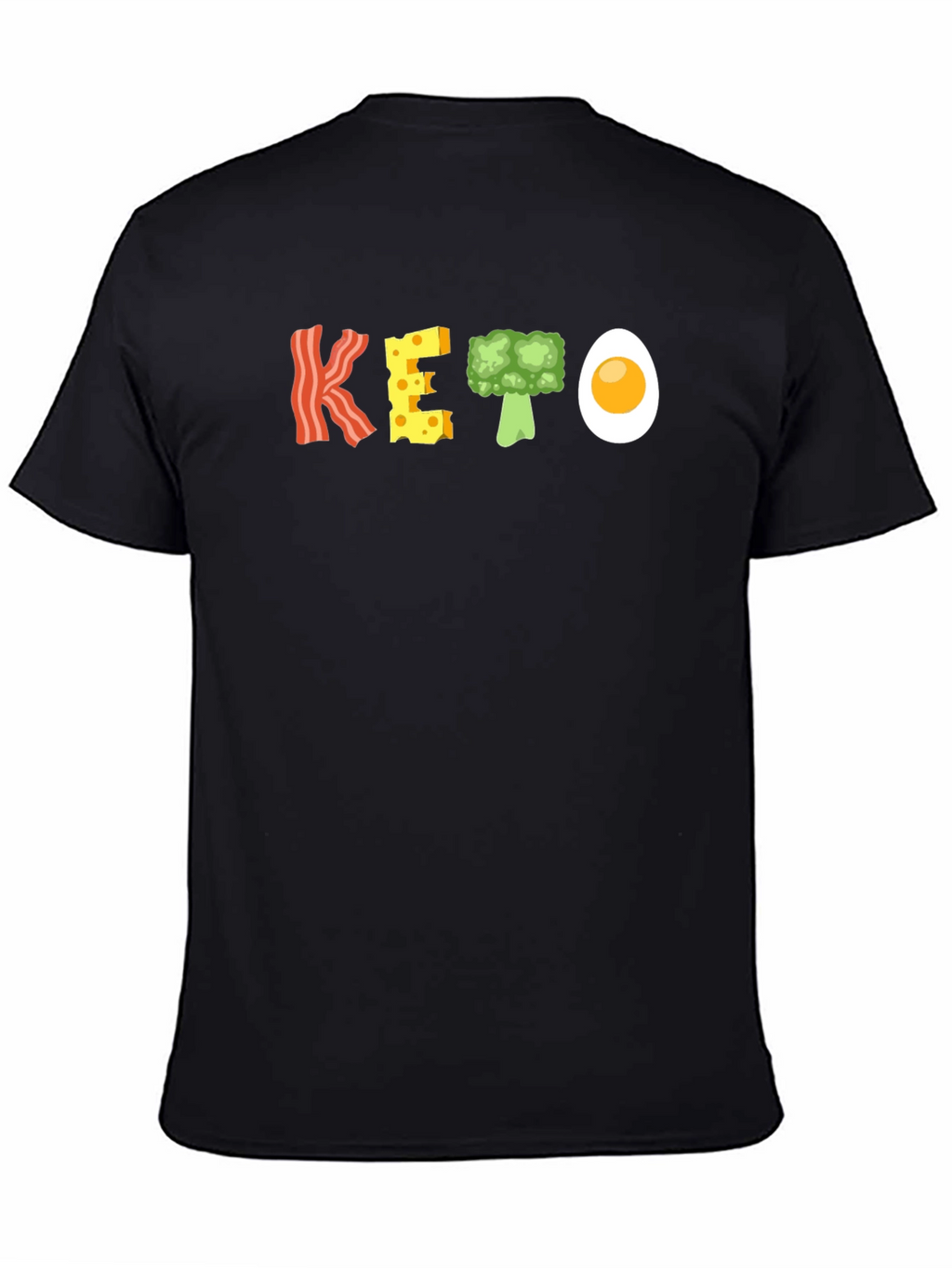 Keto Diet T-Shirt Bacon Cheese Broccoli Egg