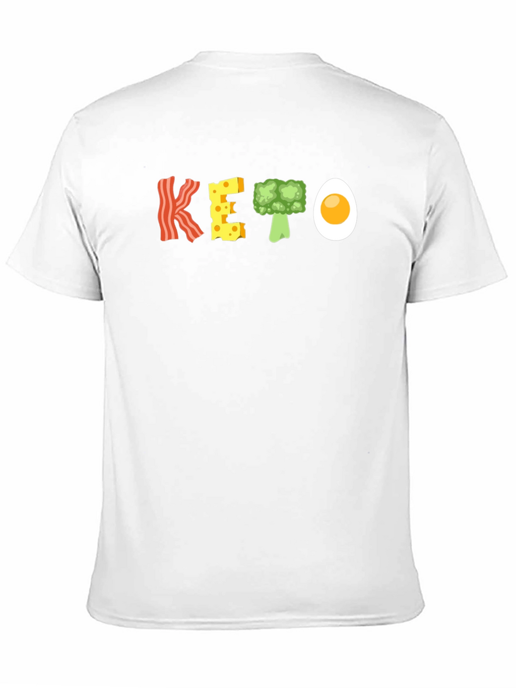 Keto Diet T-Shirt Bacon Cheese Broccoli Egg