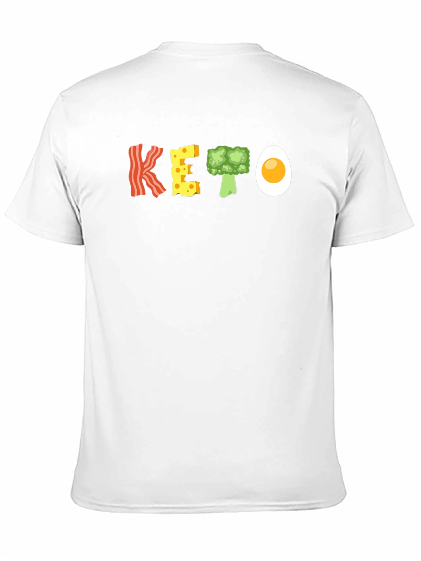 Keto Diet T-Shirt Bacon Cheese Broccoli Egg