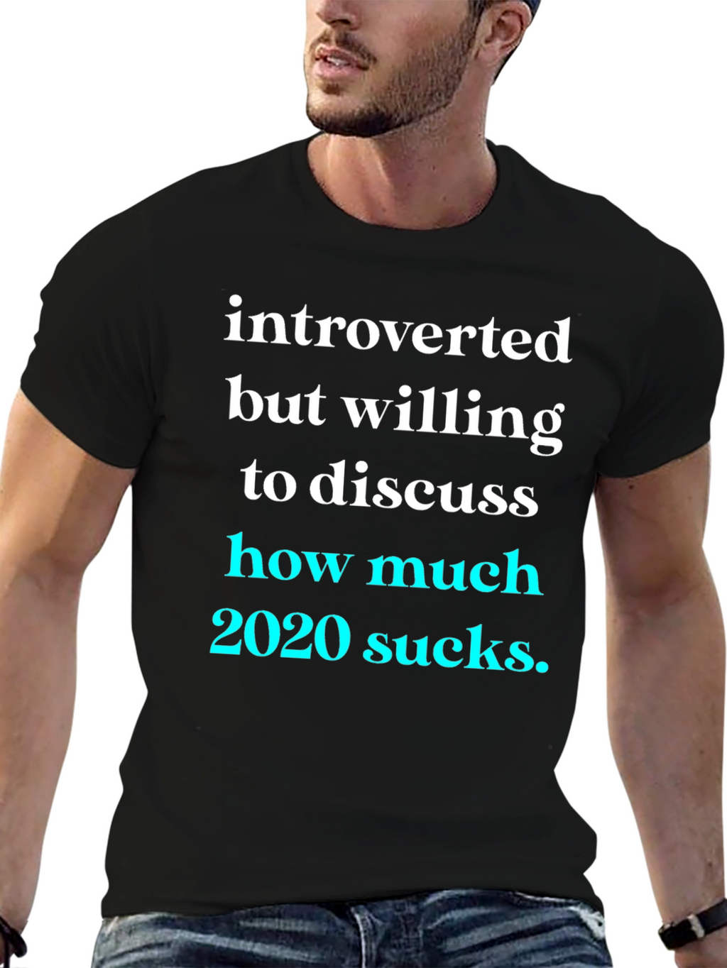 Introverted 2020 Sucks Graphic Tee