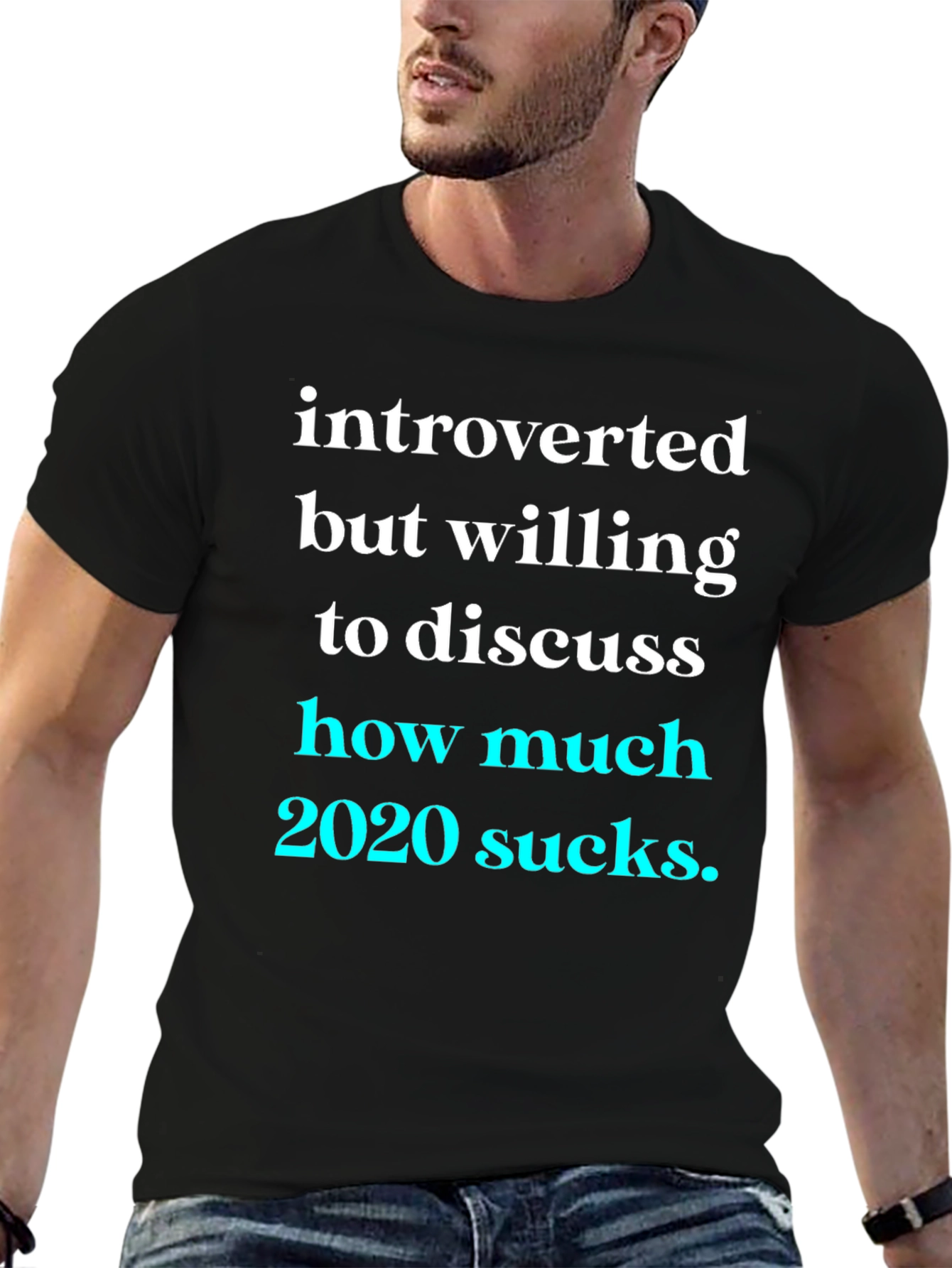 Introverted 2020 Sucks Graphic Tee