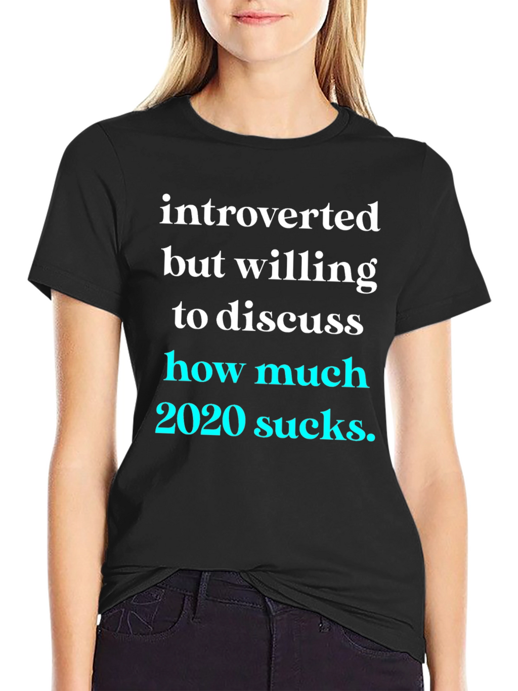 Introverted 2020 Sucks Graphic Tee
