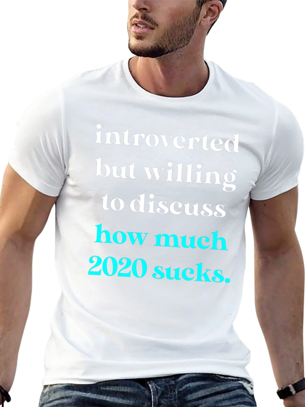 Introverted 2020 Sucks Graphic Tee