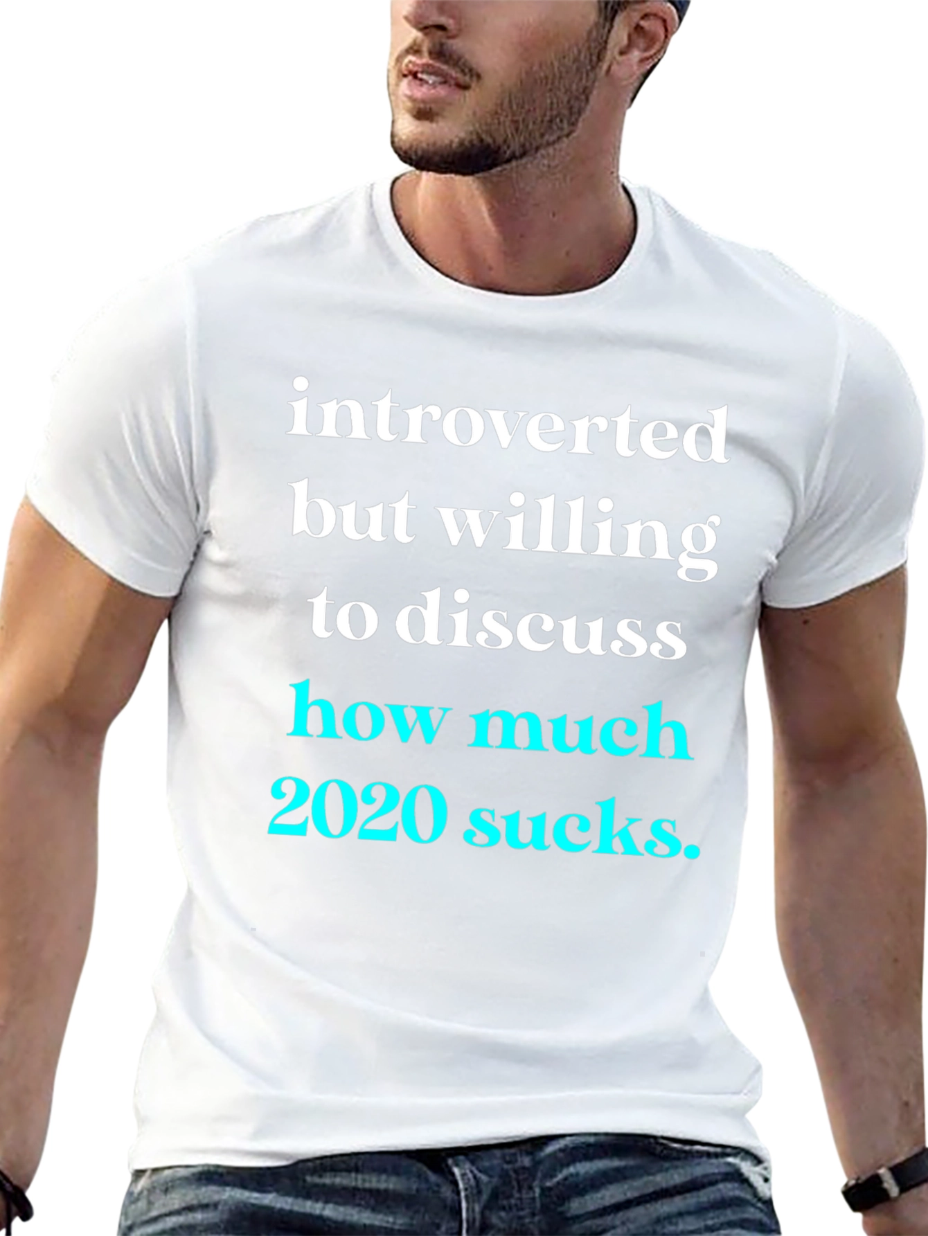 Introverted 2020 Sucks Graphic Tee