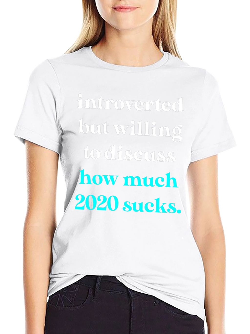 Introverted 2020 Sucks Graphic Tee