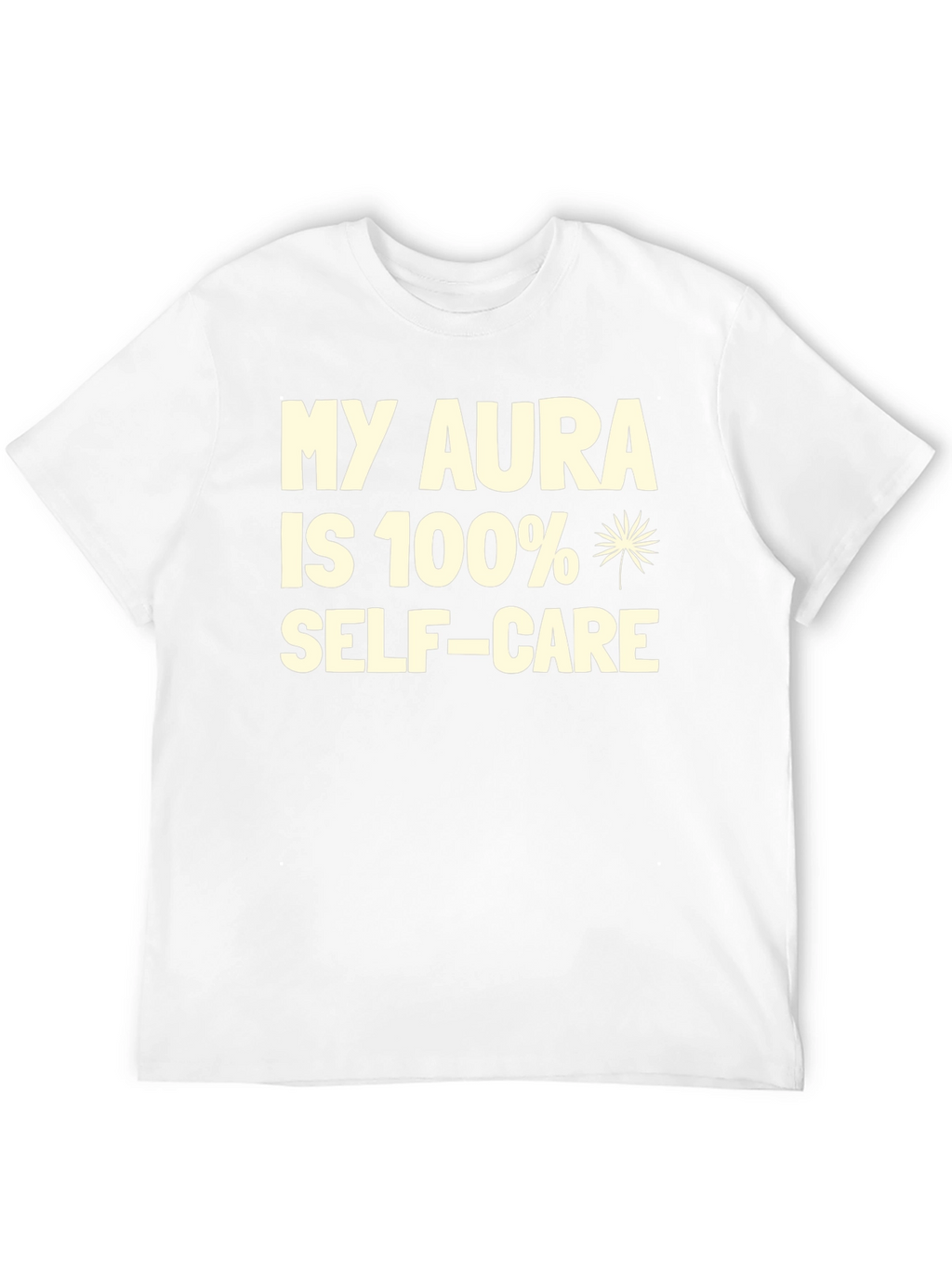 My Aura Self-Care Black Graphic T-Shirt