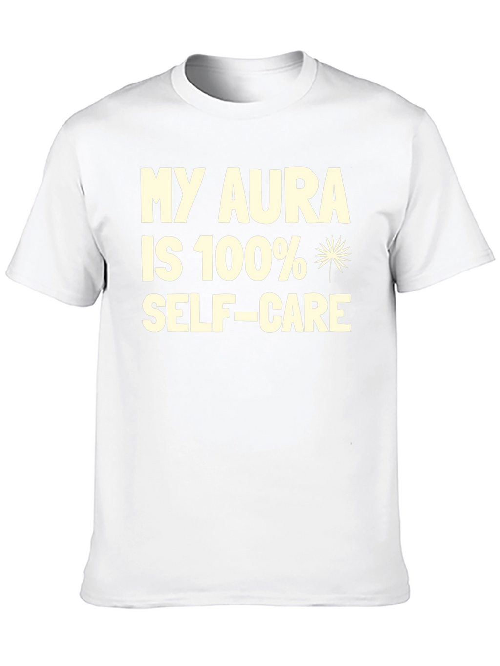 My Aura Self-Care Black Graphic T-Shirt