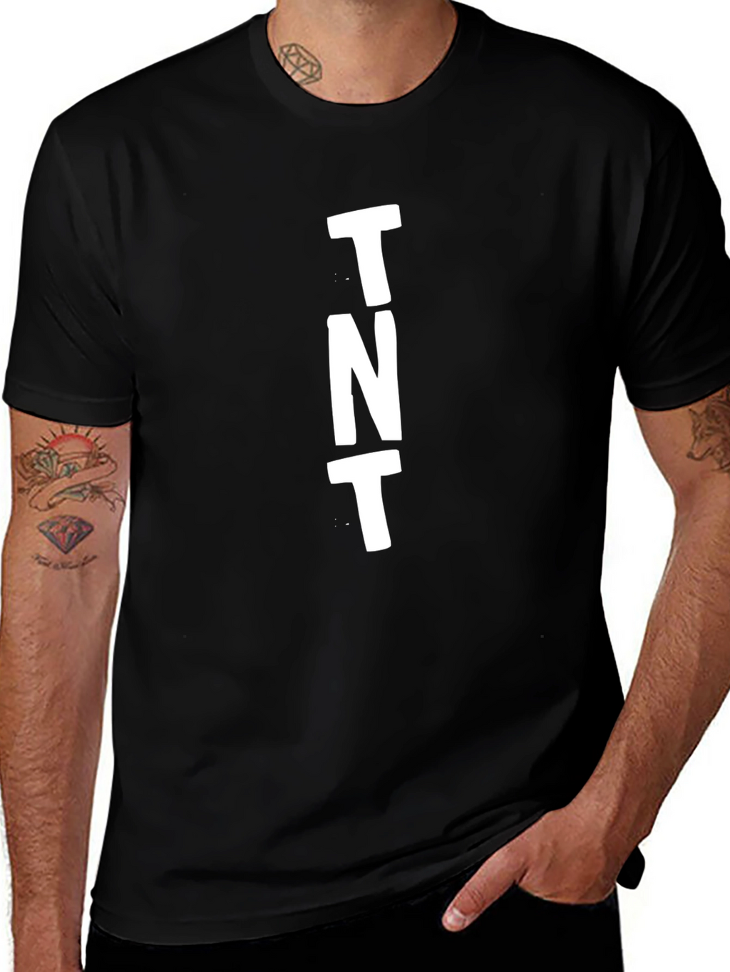 TNT Graphic Tee - Bold Black T-Shirt