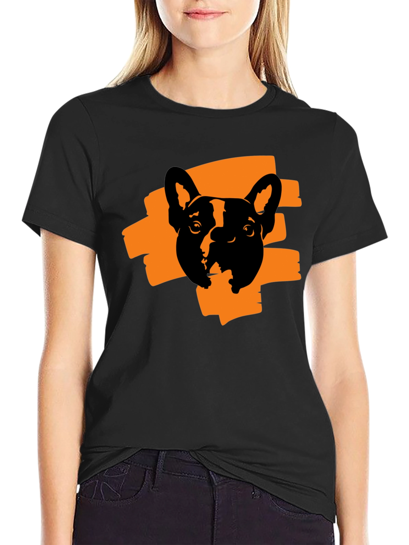 Cool Dog Graphic Print T-Shirt
