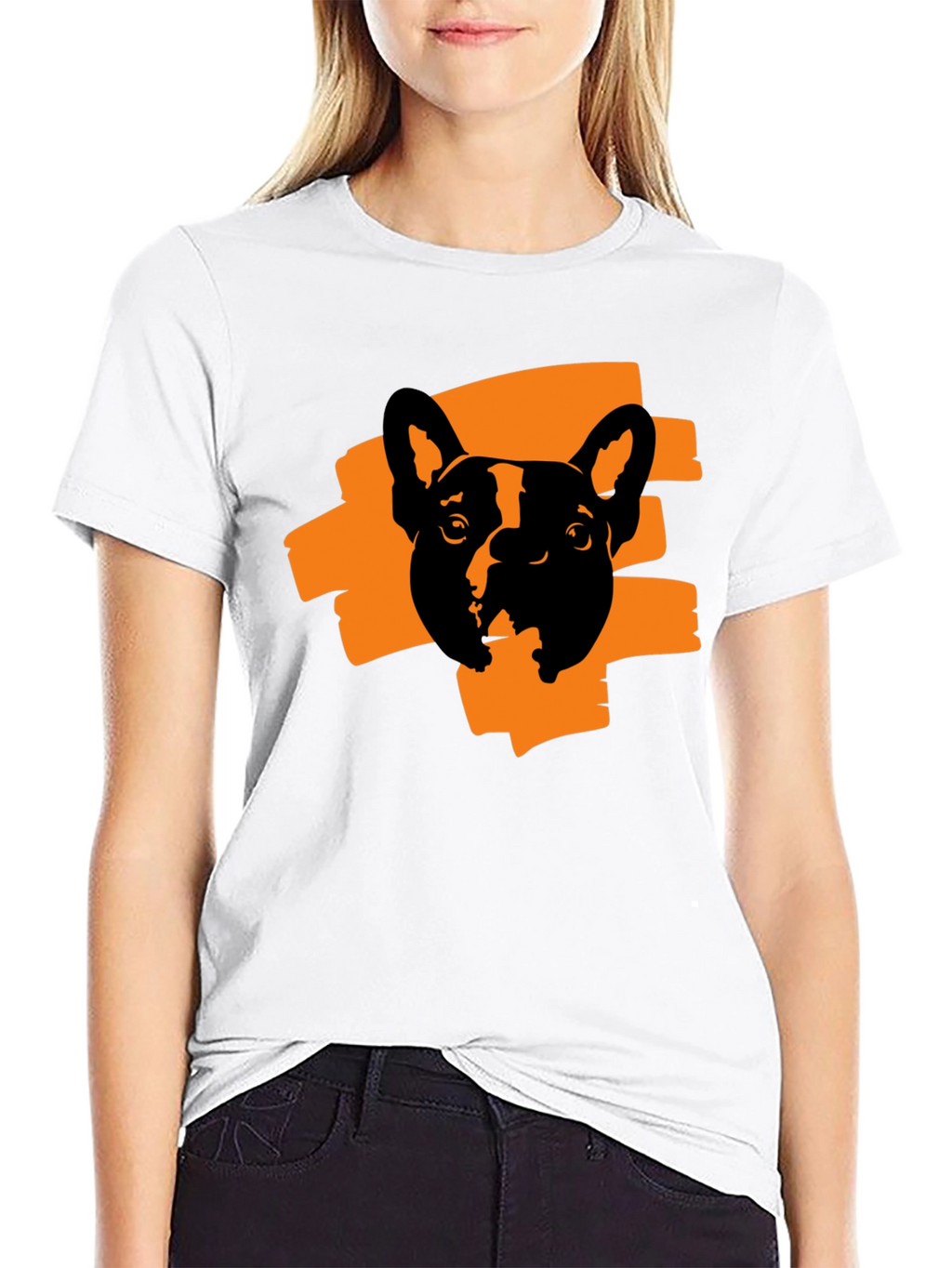 Cool Dog Graphic Print T-Shirt