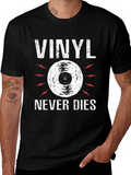 Vinyl Never Dies Graphic T-Shirt